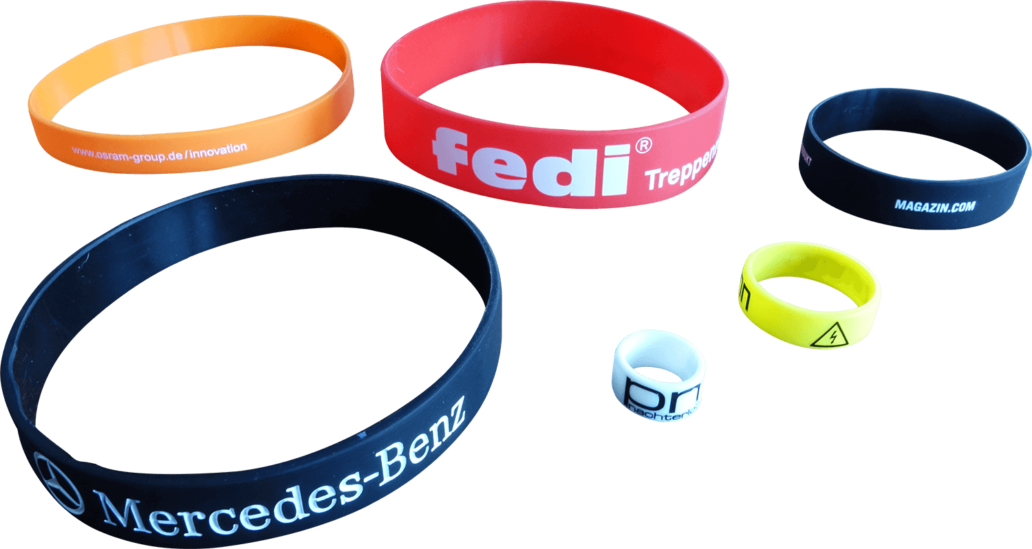 customized sizes for silicone bands