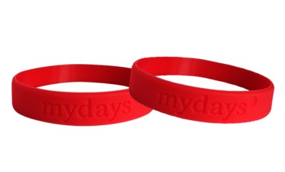 debossing bracelets with logo and text