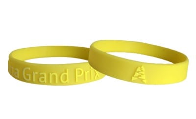 embossed wristbands from silicone