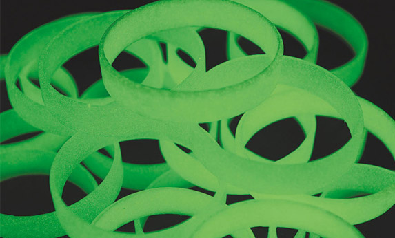 glow in the dark silicone wristbands