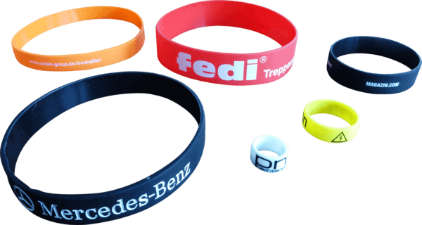 silicone bands customized sizes for industry
